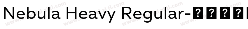 Nebula Heavy Regular字体转换